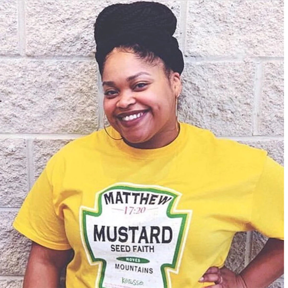 Kerusso Christian T-Shirt Mustard