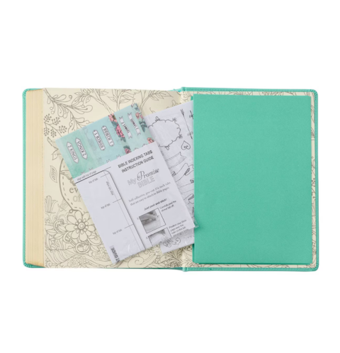 Teal Faux Leather Hardcover KJV My Promise Bible