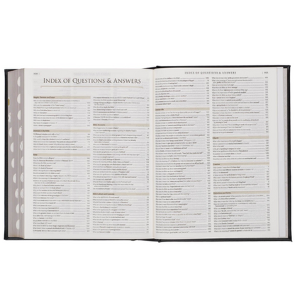 Black Faux Leather Hardcover Family Heritage Bible