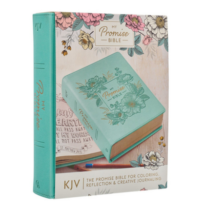 Teal Faux Leather Hardcover KJV My Promise Bible