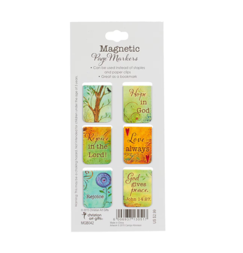 Peaceful Thoughts Mini Magnetic Bookmark Set