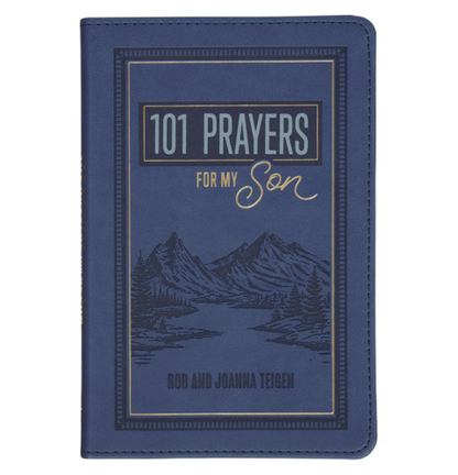 101 Prayers for My Son Blue Faux Leather Prayer Book