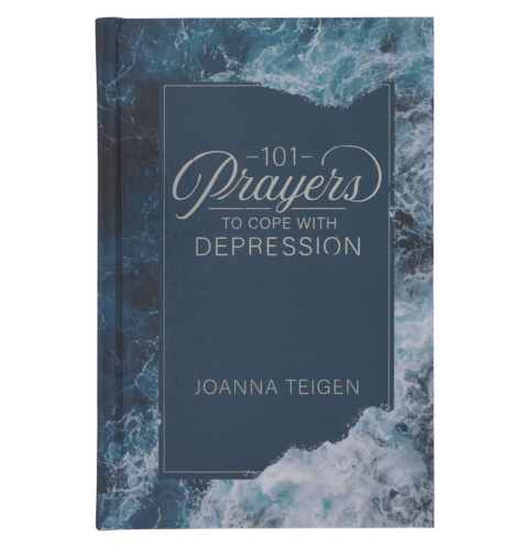 101 Prayers for Depression Blue Hardcover Prayer Book