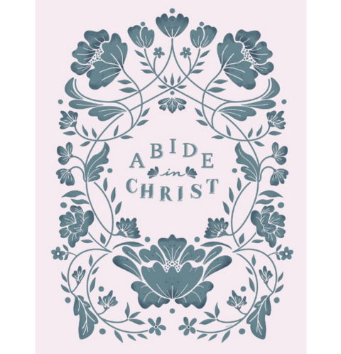 Abide in Christ with Off-White Background Digital Download