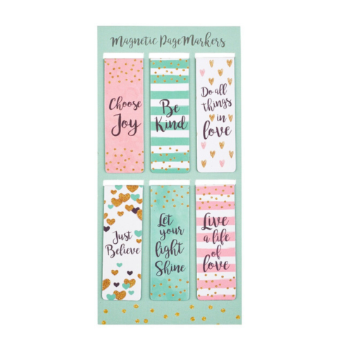 Sparkle Magnetic Bookmark Set