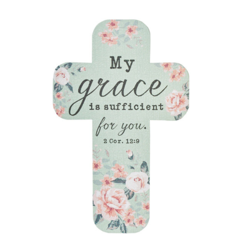 My Grace Is Sufficient Cross Bookmark Set - 2 Corinthians 12:9