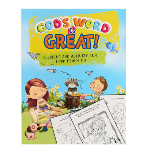 God's Word is Great Coloring and Activity Book - Psalm 119