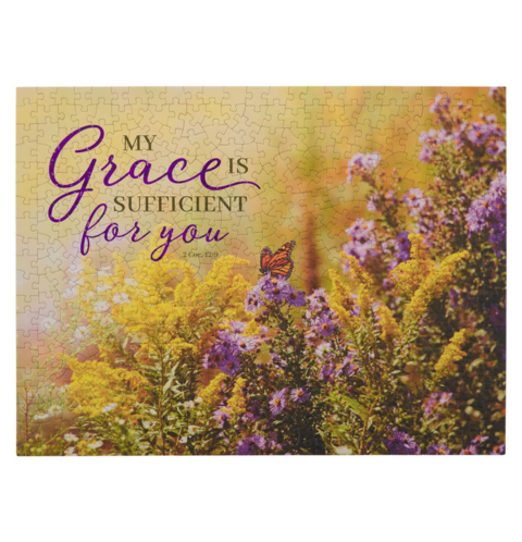 My Grace is Sufficient 500-piece Jigsaw Puzzle - 2 Corinthians 12:9