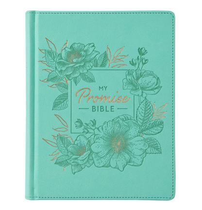 Teal Faux Leather Hardcover KJV My Promise Bible