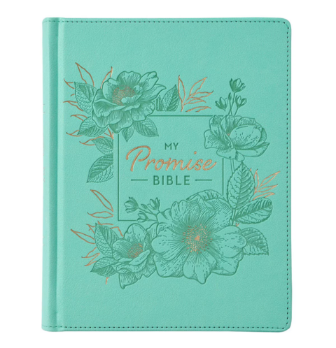 Teal Faux Leather Hardcover KJV My Promise Bible