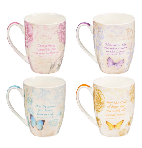 Butterfly Blessings Mug Set