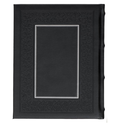 Black Faux Leather Hardcover Family Heritage Bible