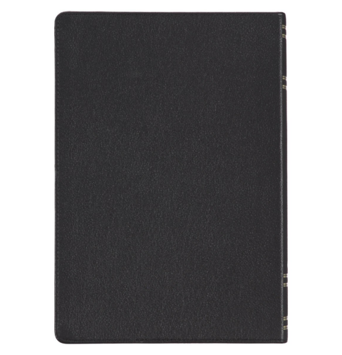 Black Full Grain Leather Spiritual Growth Bible