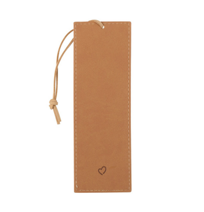 In All Things Give Thanks Tan Faux Leather Bookmark