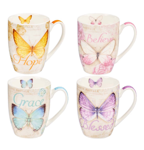 Butterfly Blessings Mug Set