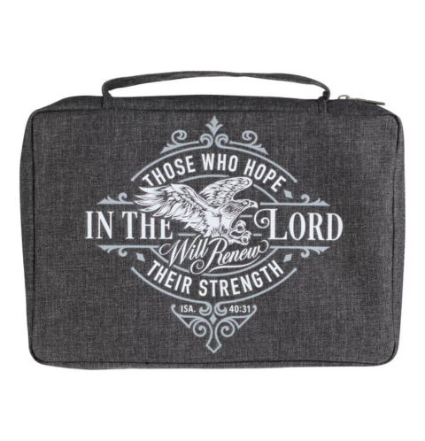 Hope in the LORD Charcoal Value Bible Cover - Isaiah 40:31