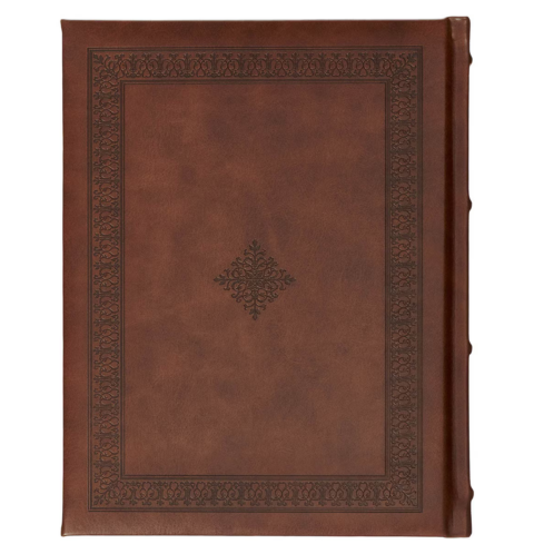 Brown Faux Leather Family Heritage Bible