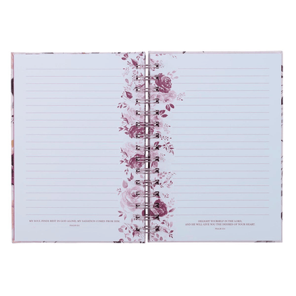 “The Plans I Have for You” Wire Bound Journal with Plum Blossoms - Jeremiah 29:11