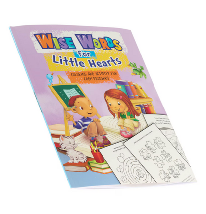 Wise Words for Little Hearts Coloring and Activity Book