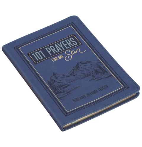 101 Prayers for My Son Blue Faux Leather Prayer Book