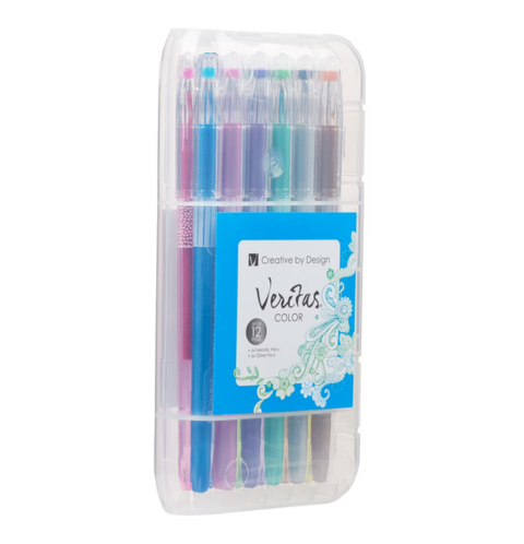 Metallic & Glitter Gel Pen Set - 12pc