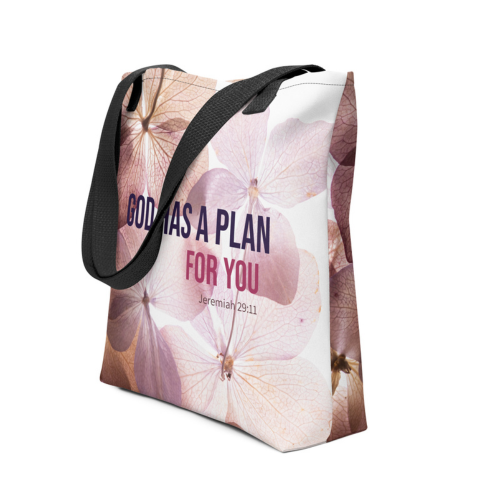 God Has A Plan Tote Bag