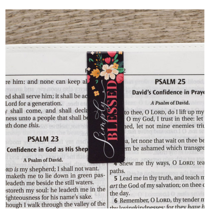 Simply Blessed Magnetic Bookmark Set