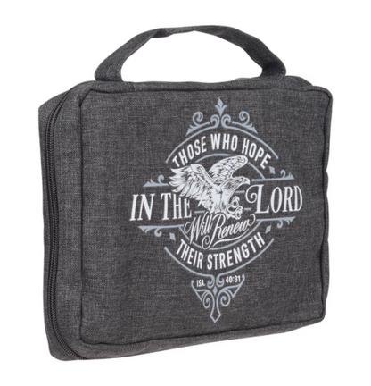 Hope in the LORD Charcoal Value Bible Cover - Isaiah 40:31