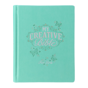 Teal Butterfly Hardcover My Creative Bible for Girls - an ESV Journaling Bible