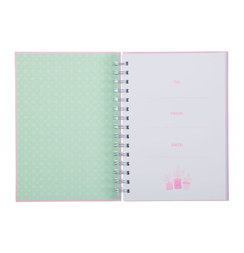 Thank You Mom Pink and White Daisy Wirebound Journal - 1 Thessalonians 5:16-18