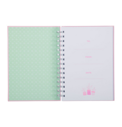 Thank You Mom Pink and White Daisy Wirebound Journal - 1 Thessalonians 5:16-18