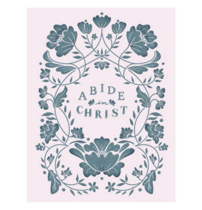 Abide in Christ with Off-White Background Digital Download