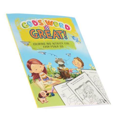 God's Word is Great Coloring and Activity Book - Psalm 119