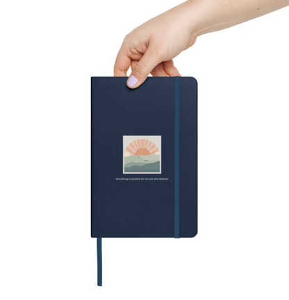 Hardcover bound notebook -Everything is possible