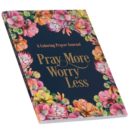 Pray More Worry Less Coloring Prayer Journal