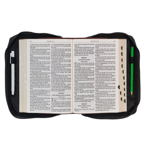 Hope in the LORD Charcoal Value Bible Cover - Isaiah 40:31