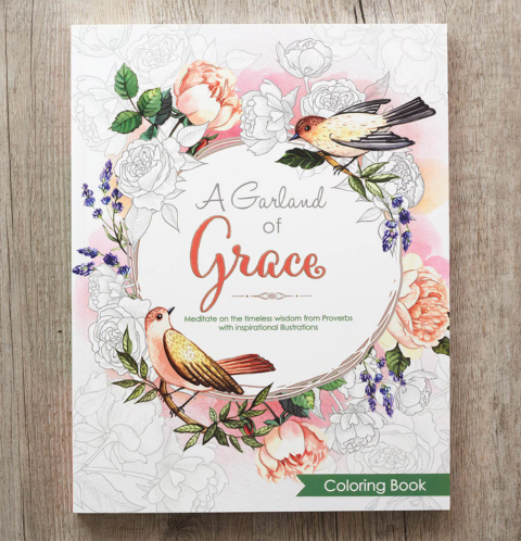 A Garland of Grace Coloring Book - Proverbs