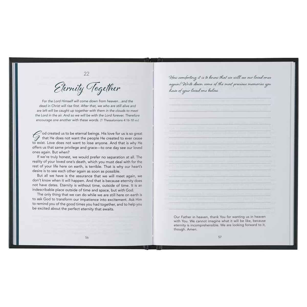 Losing a Loved One Black Hardcover Devotional