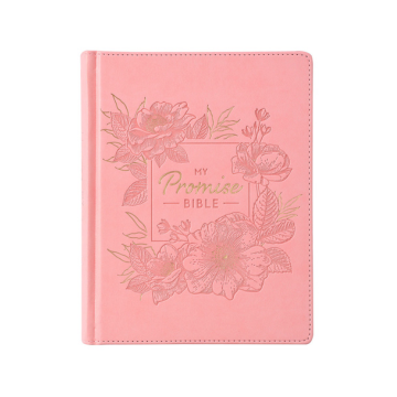 Pink Hardcover Faux Leather My Promise Bible