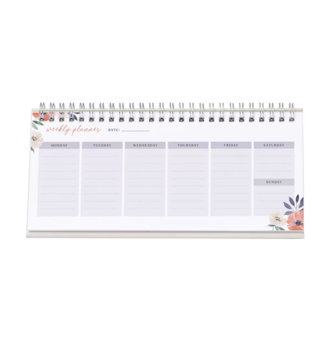 Love is Kind Coral Poppy Undated Weekly Planner