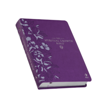 Purple Faux Leather Spiritual Growth Bible