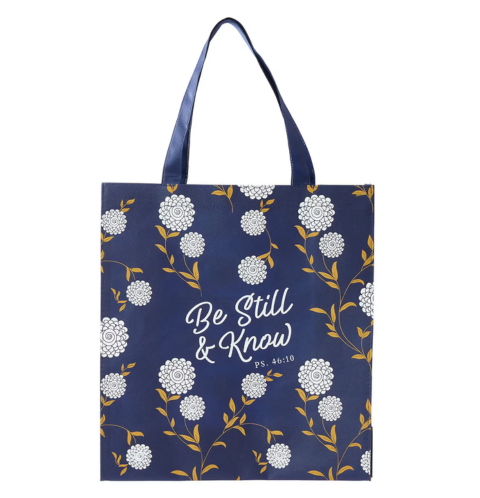 Be Still and Know Shopping Tote Bag - Psalm 46:10