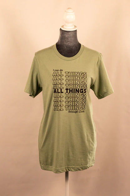 All Things Short Sleeve Tee- Heather Sage