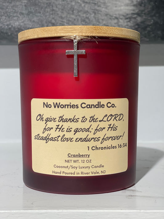 Noel Collection- Coconut Soy Candle - Cranberry