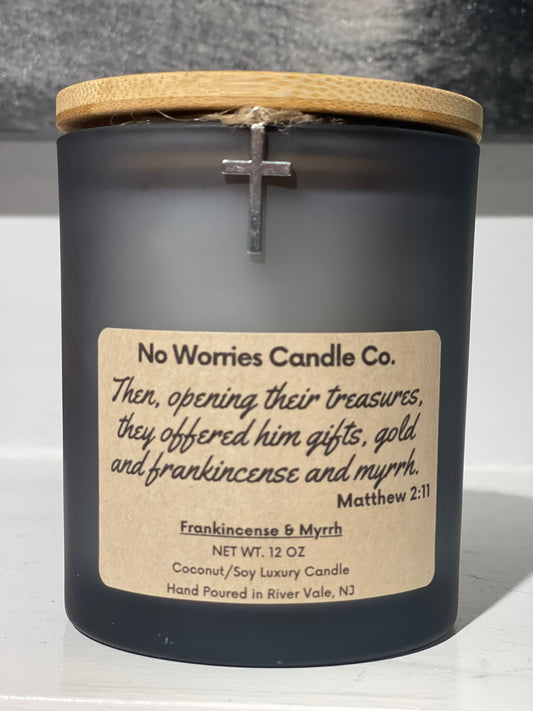 Noel Collection- Coconut Soy Candle - Frankincense & Myrrh