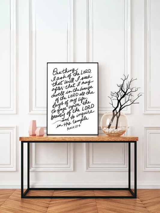 Hand-Lettered Scripture Prints