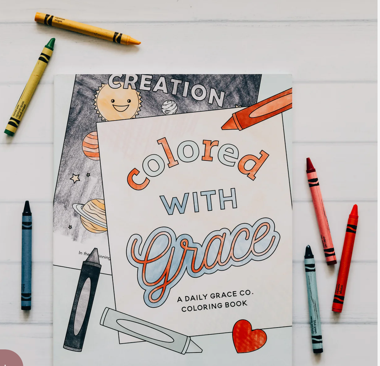 Colored with Grace Kids Coloring Book