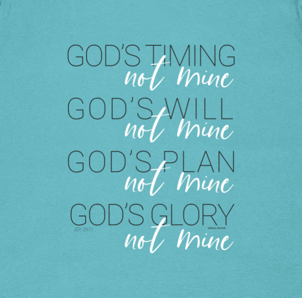 God's Plan Grace & truth Womens T-Shirt