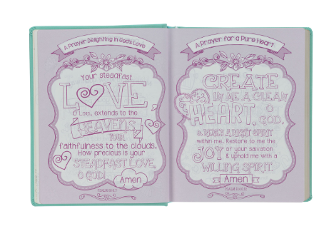 Teal Butterfly Hardcover My Creative Bible for Girls