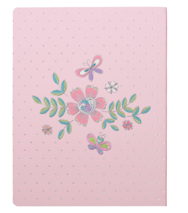 Pink Floral Heart Flexcover My Creative Bible for Girls 